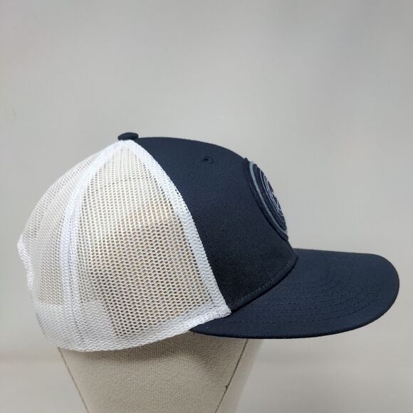 Aircraft Silhouette Patch Snapback Trucker Hat Blue OSFM Gulfstream Mesh Back - Picture 4 of 8